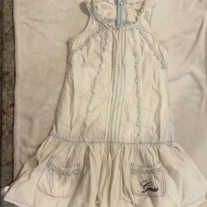 White denim Guess dress